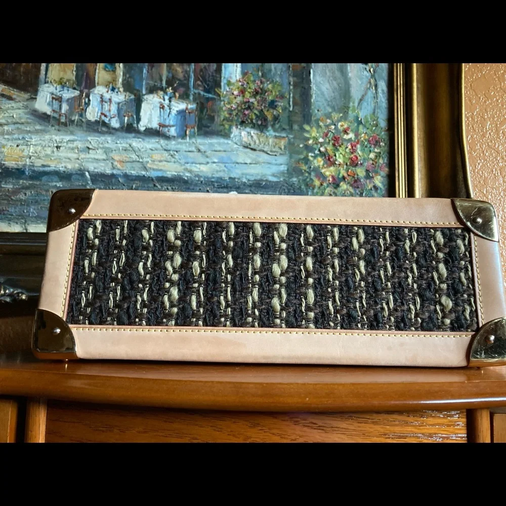 Rare Made in France Louis Vuitton handbag monogram ambre tweedy GM - Picture 12 of 16